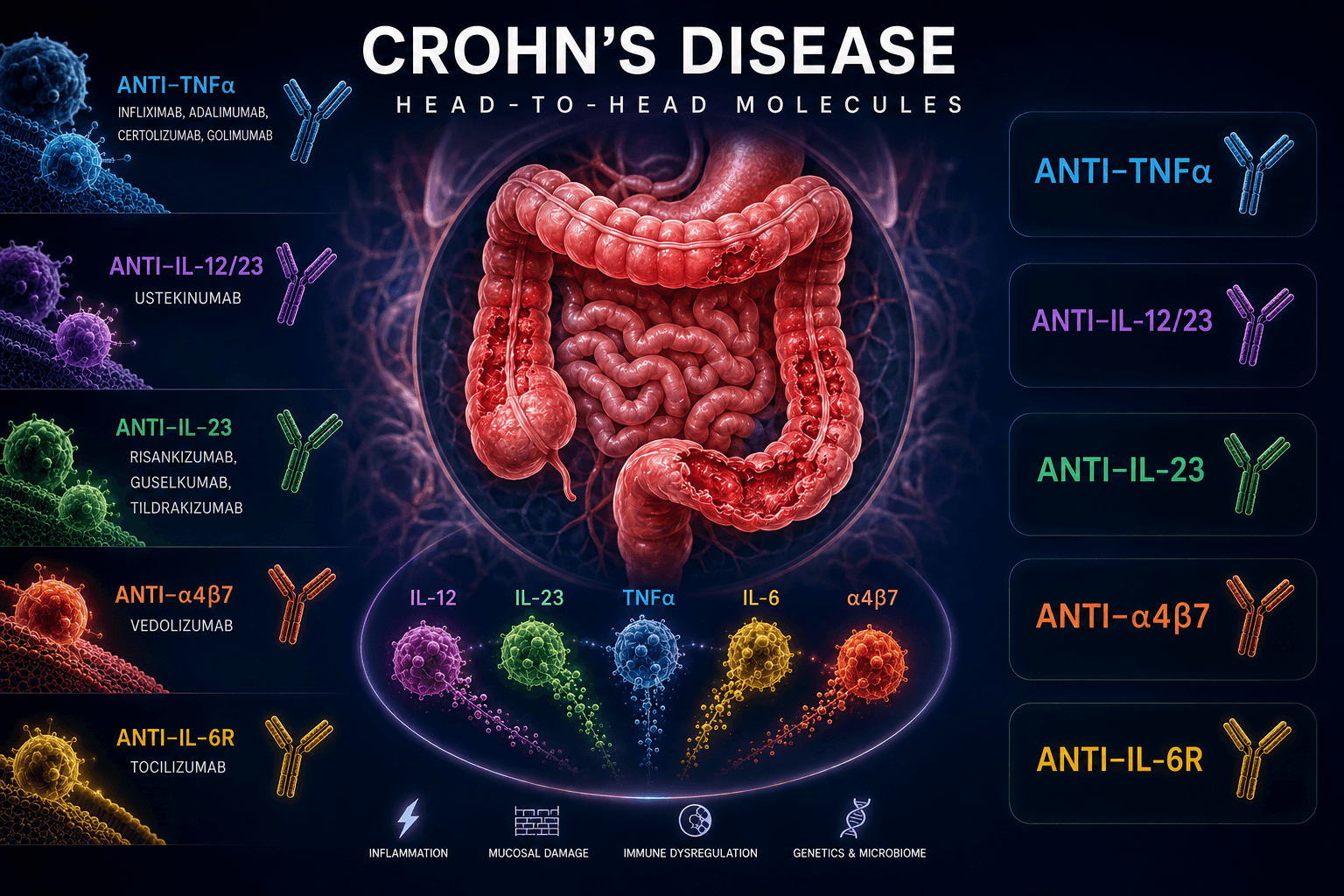 Batendo cabeças na Doença de Crohn: estudos head-to-head e a prática do gastroenterologista